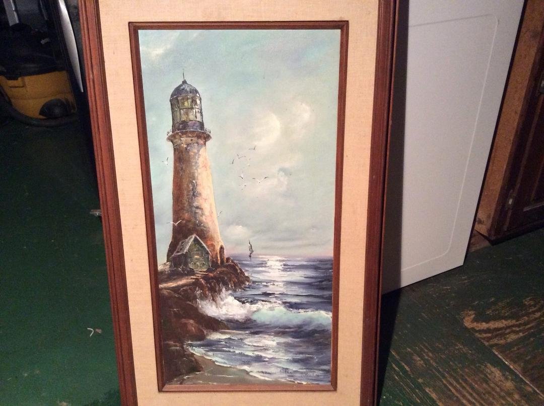 I just received this painting from a friend.