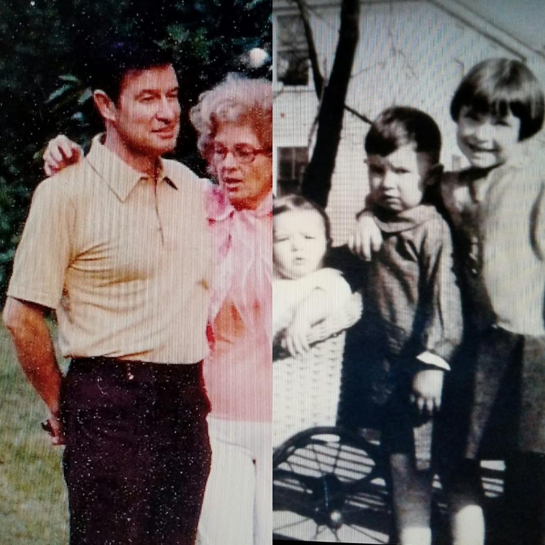 My Dad..... with his sister in 1980's and 1920's.
Love and miss you