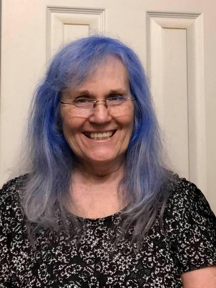 Who likes my periwinkle hair? My peeps at work wanted me to color it blue so I did and it looks periwinkle!