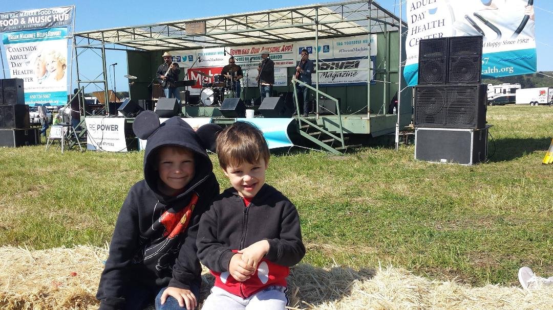 Enjoying a beautiful day with 2 of my boys at the annual car show.