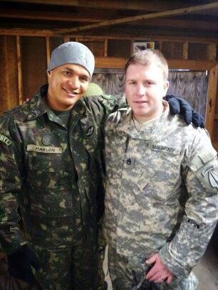 My son Ryan on the right