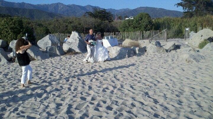 Here comes the bride. Jessica Millsap Molano