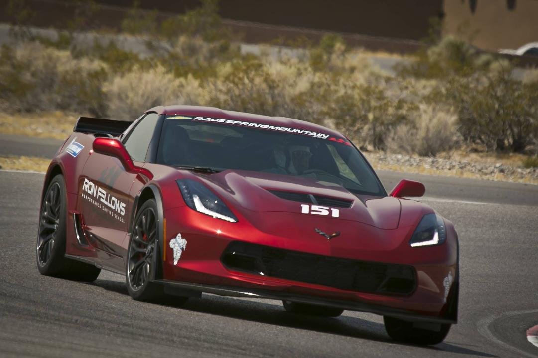 In Las Vegas learning how to race corvettes. It's a lot safer doing 50MPH in the turns then driving on the Dan Ryan at 55MPH!