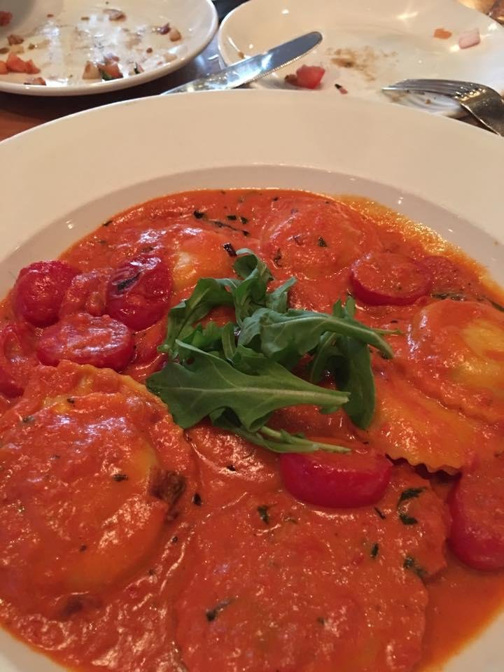 Lobster ravioli!! Yum