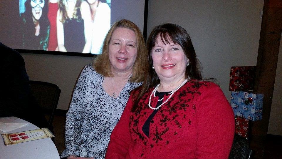 Fun evening at company Christmas party