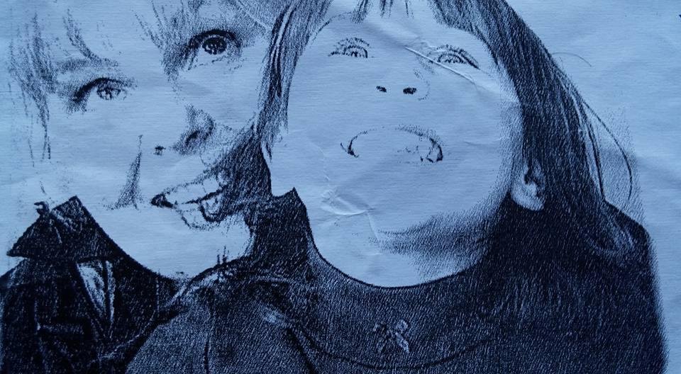 The only picture I have at the moment of Connie and her Granddaughter, Arrie...wish it was better...maybe I'll get a tattoo of my two best girls!