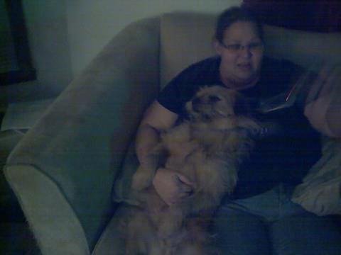 Lady and me. She was a good puppy miss her