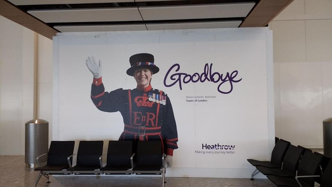 Goodbye United kingdom! It was a wonderful visit!