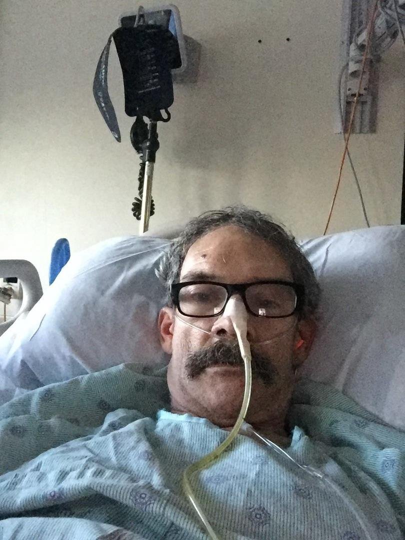 Steve in the hospital again!