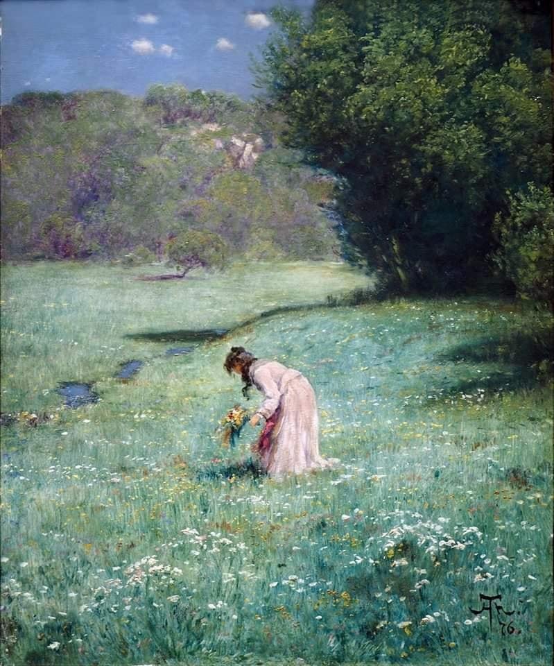 Hans Thoma - Waldwiese (1876)