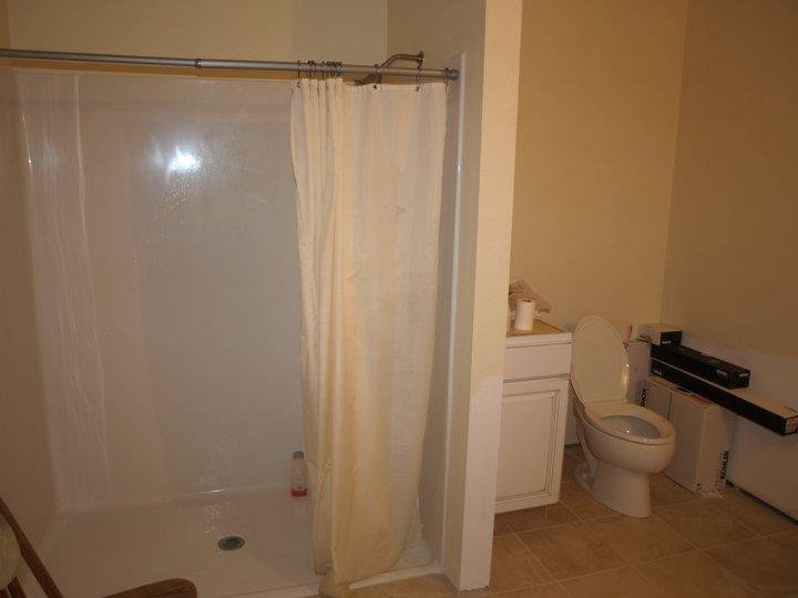 Bathroom, which attaches Man Cave to Quilter's Asylum