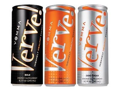 I have finally found the answer to energy that changed my life. Itʼs called Verve. I had it ice-cold. It tasted so good that I drank it straight
down, and within 20 minutes, I felt like I was on top of the world. Message m
