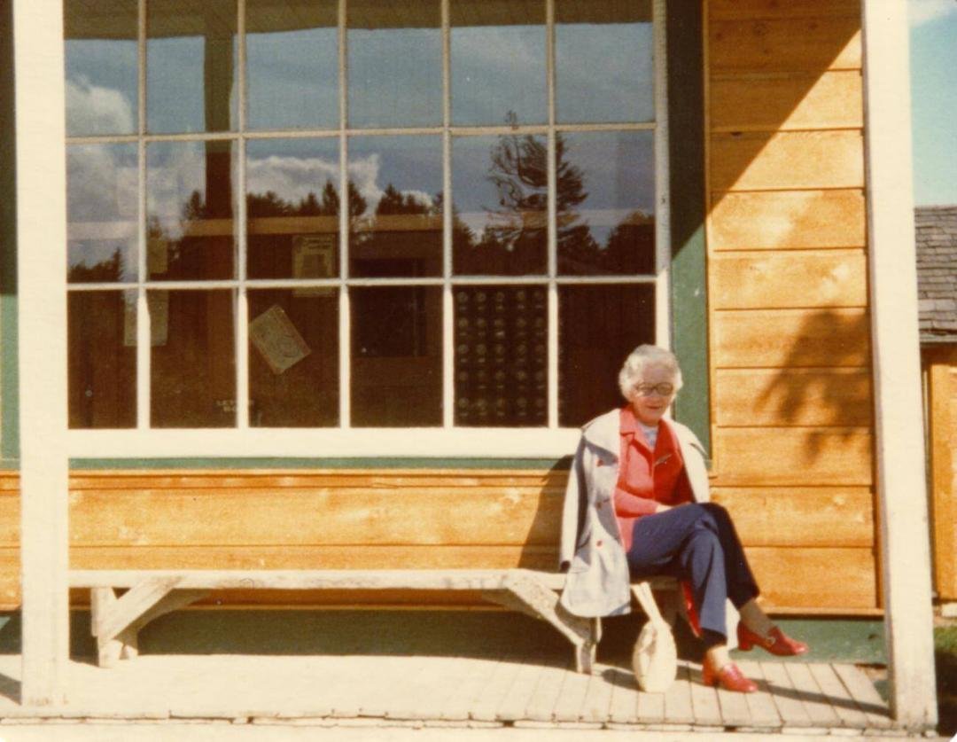 Lottie Stewart at the Forestry Museum in Duncan.