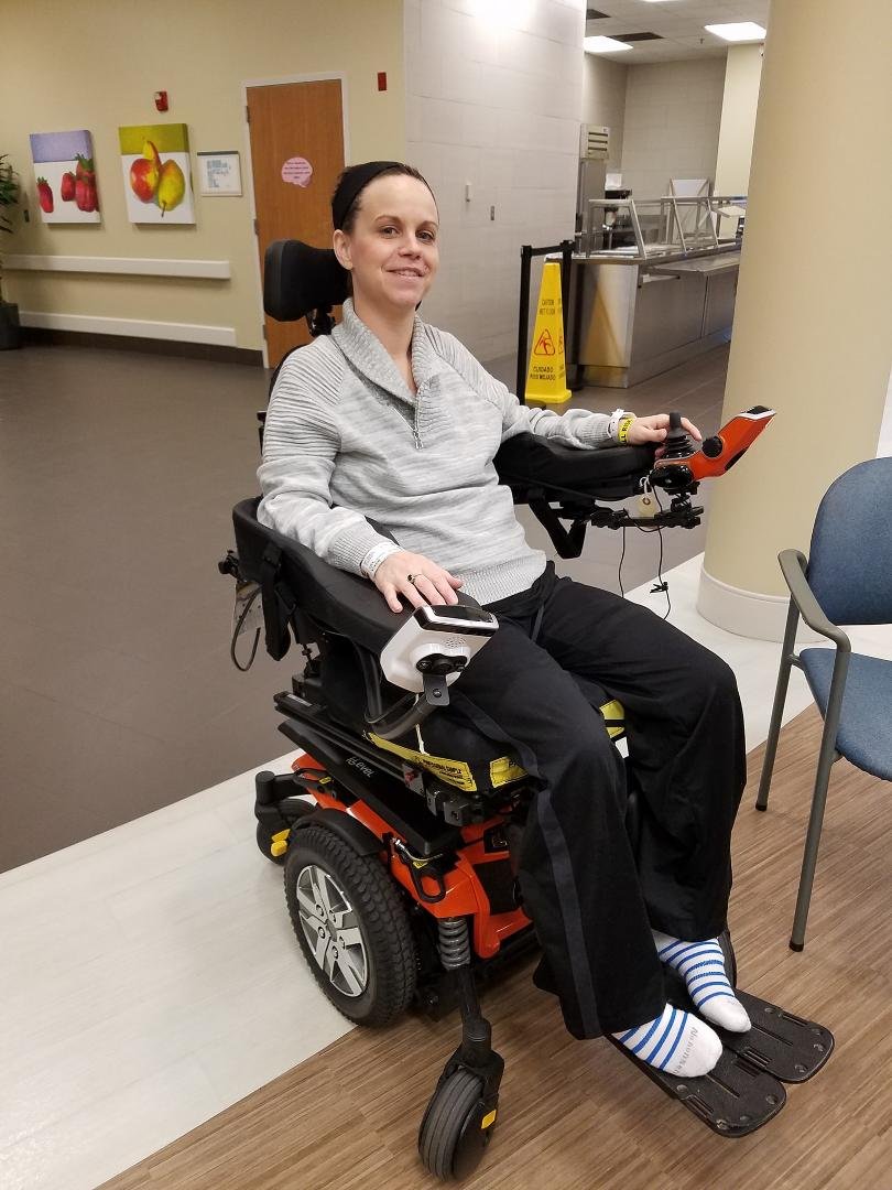 Stevie's new wheels for now.