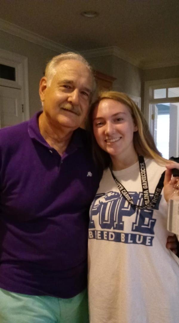 Daughter going off to college (USCarolina). Found out yesterday that my next door neighbor is the nat'l president of the NRA. For me, that's like finding out my neighbor was John Gacy or a Nazi war criminal.