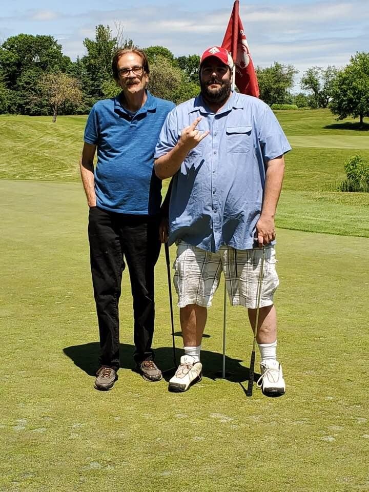 Having fun on Fathers Day!