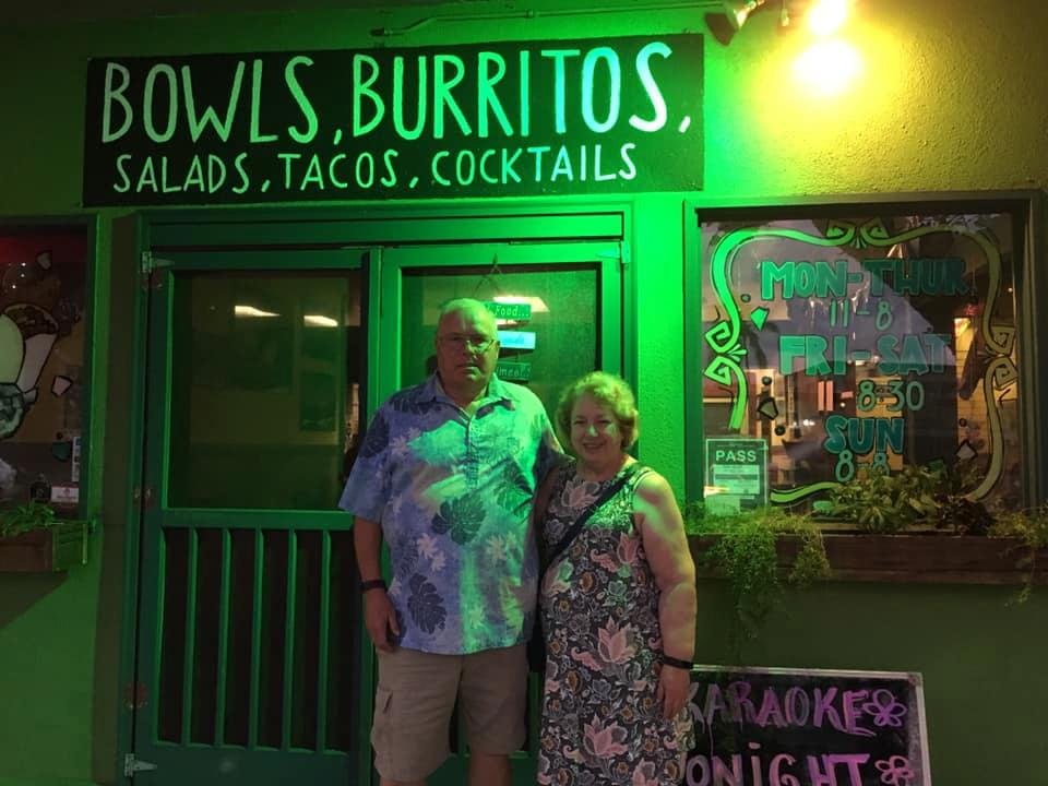 As we missed the CCC meeting and dinner we decided to fill the need in Kailua HA.