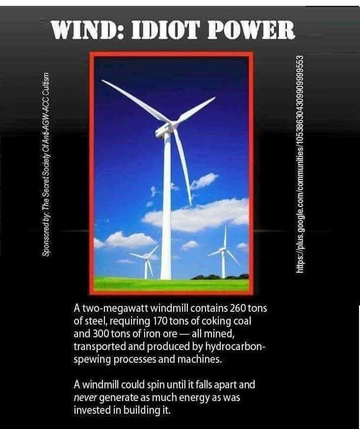 So much for saving the planet...