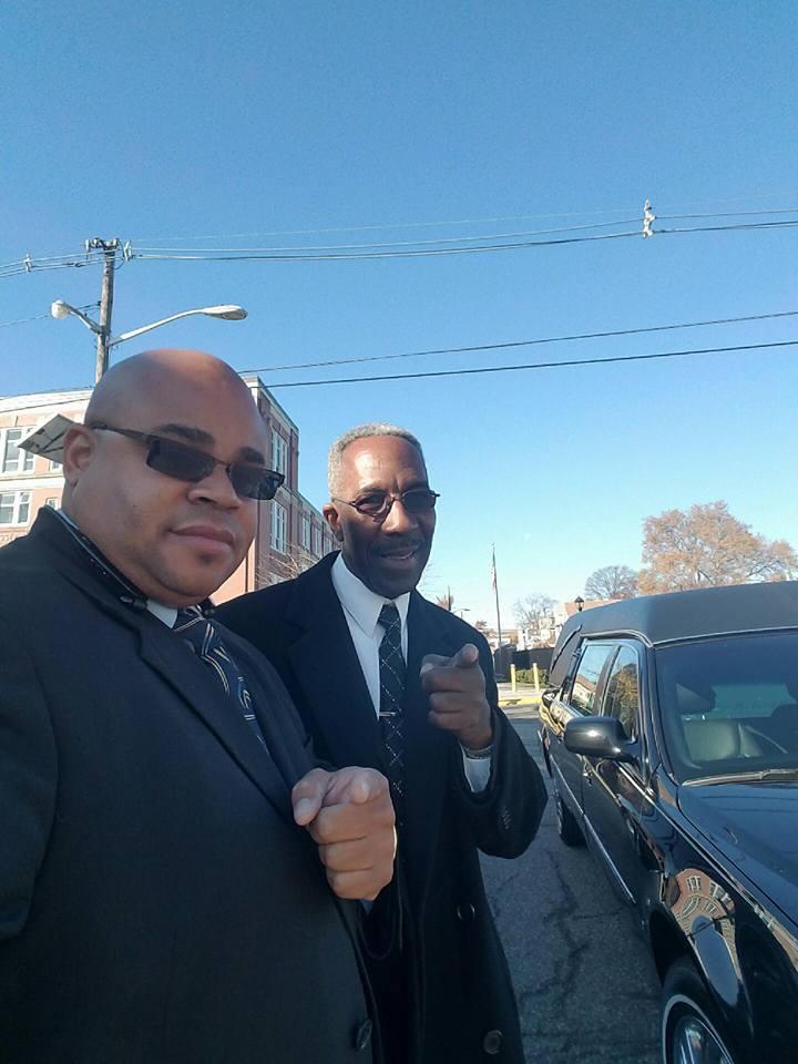 The good Reverend / Doctor and myself serving individuals and families in need of comfort.