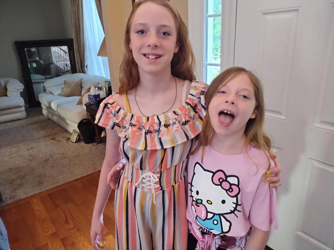 One very excited 4th Grader and one super sophisticated 6th Grader. Ready for a great school year!