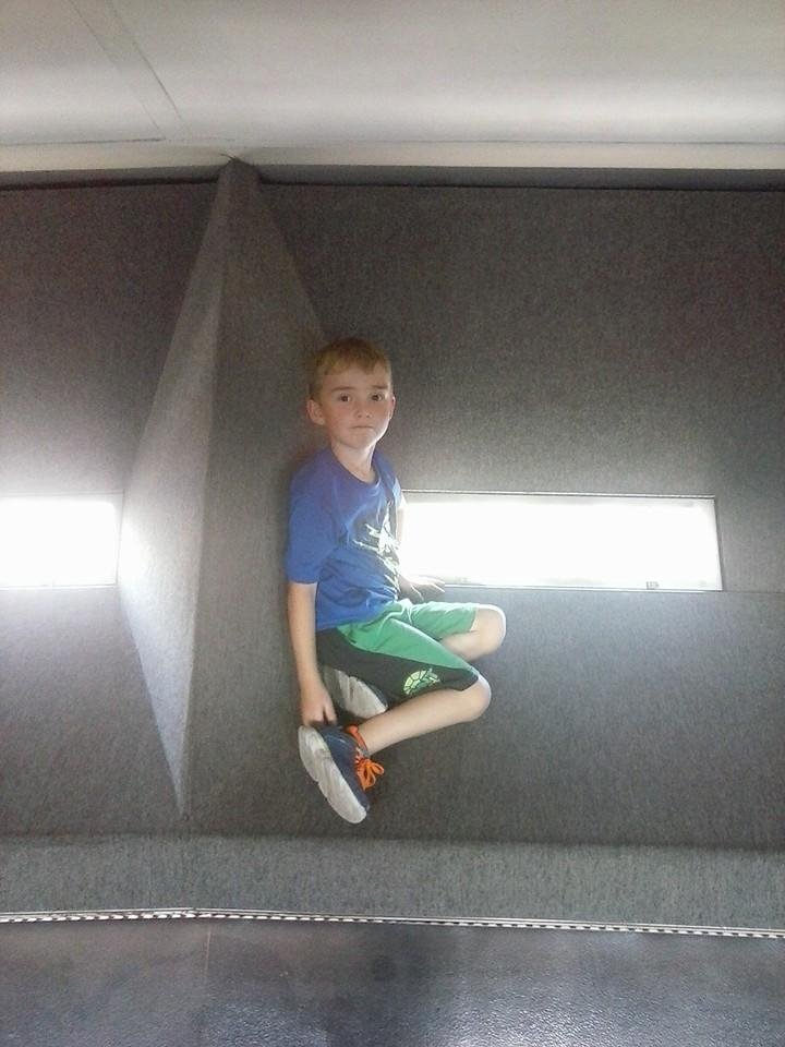 Top of the arch.