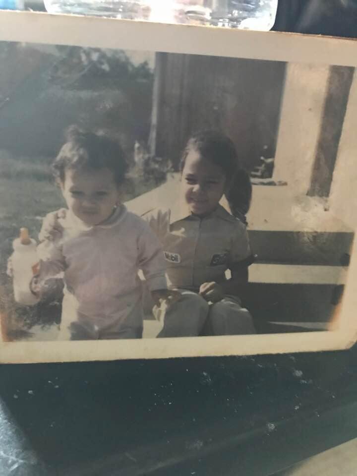 My 2 lil Princess. Late 1970’s in Grandma & Grandpa House 84th St & Normandie.❌⭕️❌⭕️🇵🇷