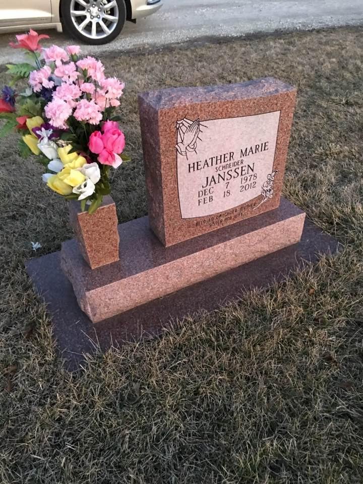 Added more flowers to Heathers grave