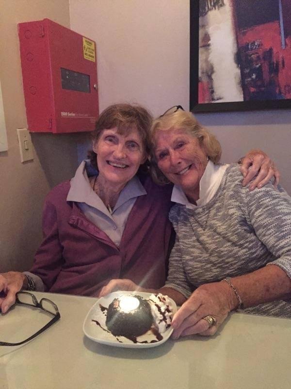 Birthday girls from Newton Corner, my sister Maureen and her life long friend Mary. Happy Birthday ladies.