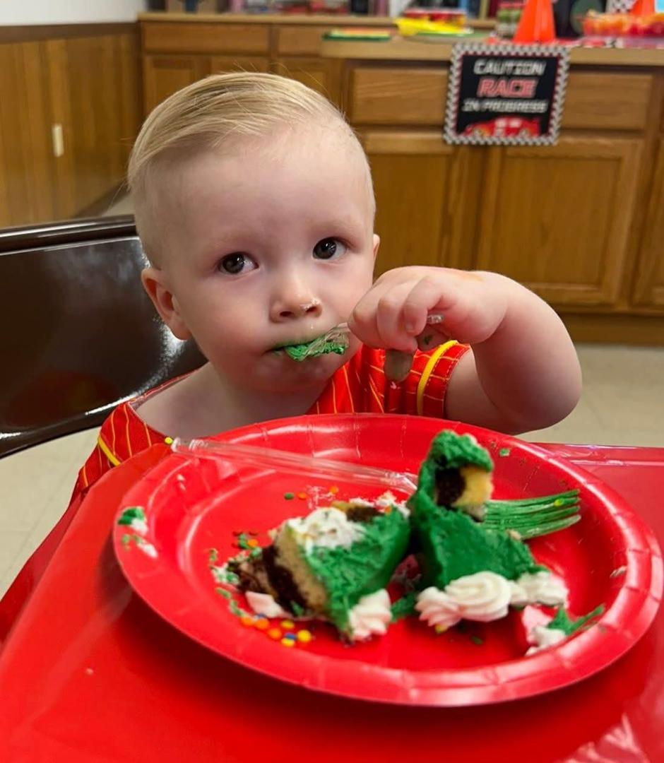 My great grandson's second birthday!!