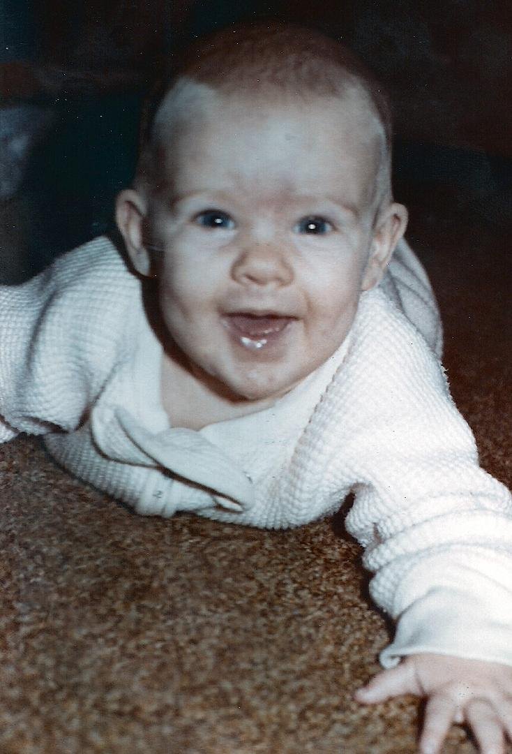 Happy Birthday to my daughter, Krysti. Started as a happy smiling baby and is still that person these 44 years later.