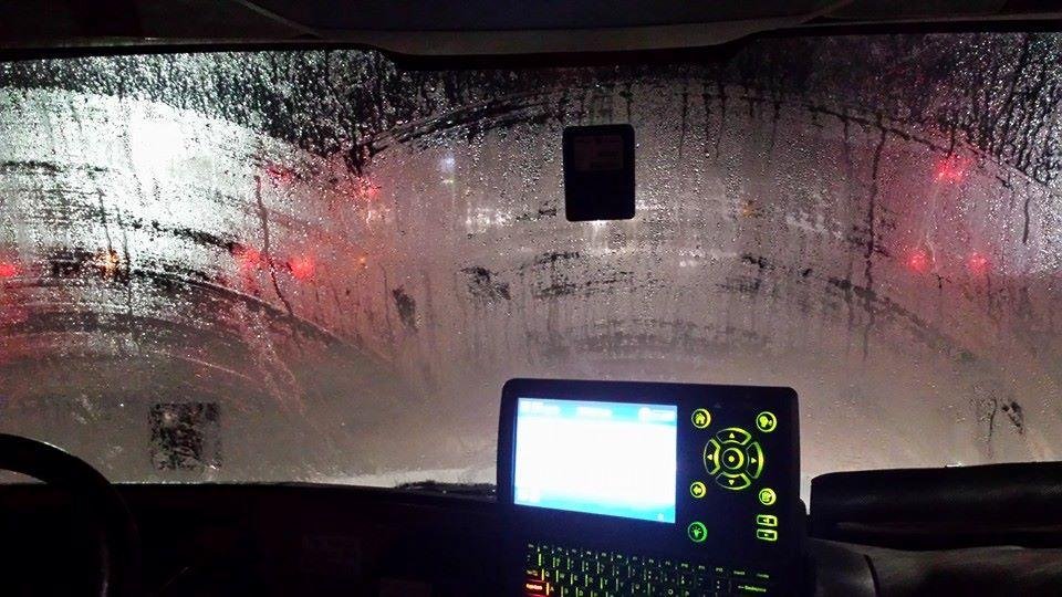 I am so glad that the a/c in my truck works, unfortunately I have to run the wipers when driving because of the humidity. One more reason to not move from CA. HA!!
