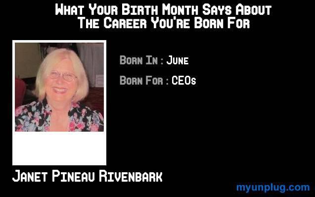 Janet Rivenbark's album, Birth Month Says