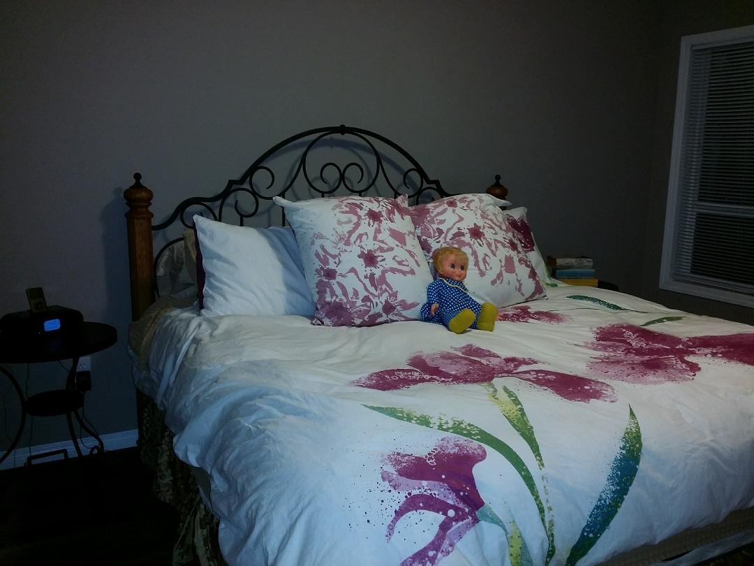Mrs Beasley and I are settled in