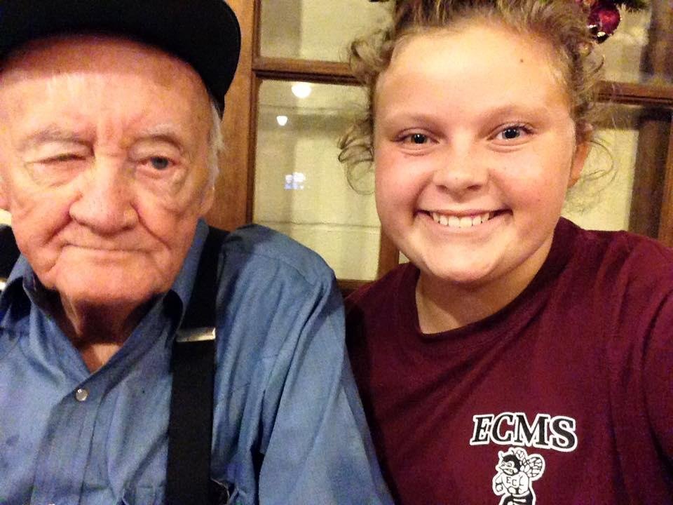 Selfies with another great grand😀