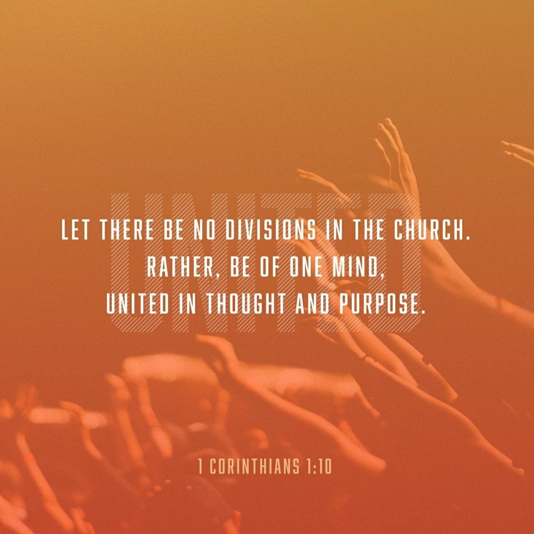 AMEN!!
UNITED WITH A PURPOSE!
