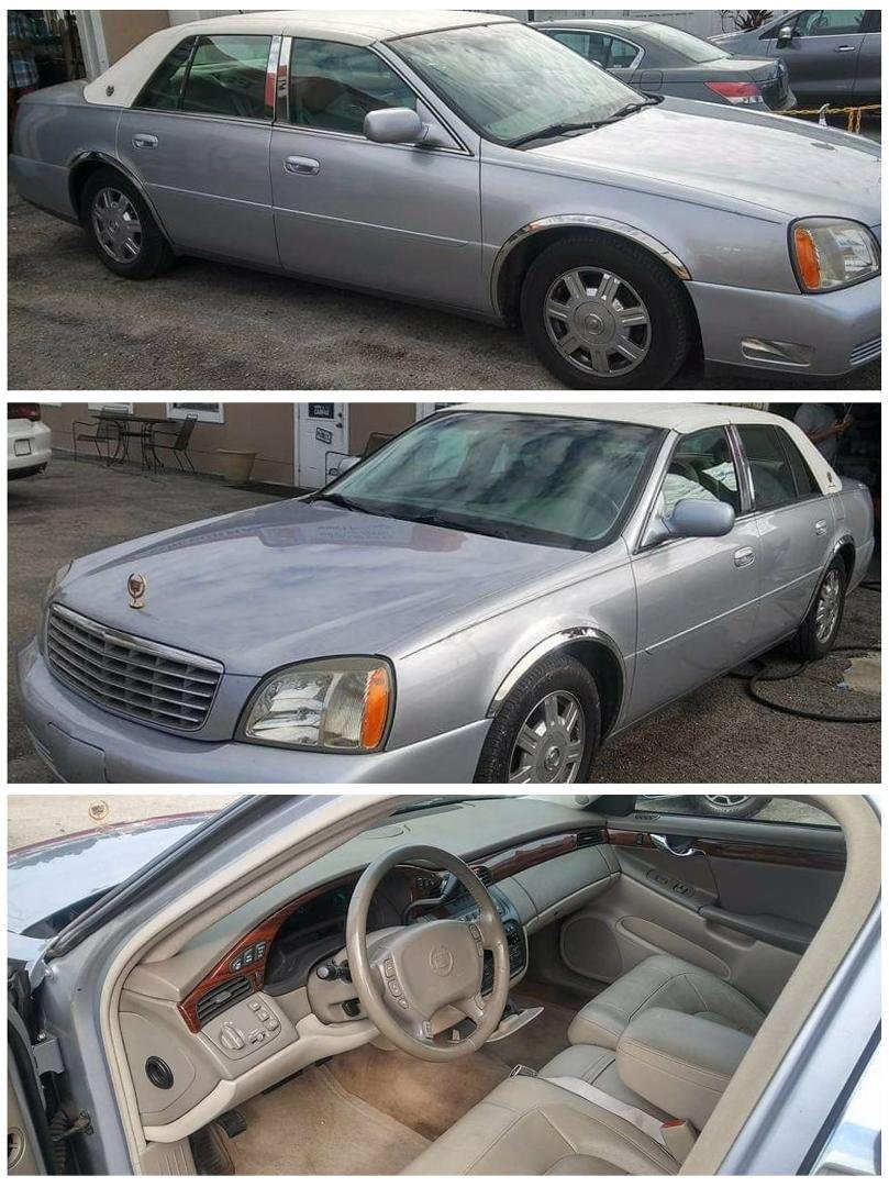 $2000
2005 Cadillac DeVille
107000 miles
Leather
Cold A/C
Runs great
Tinted windows
I do have 2 12 inch subwoofers with amp if you're interested buying the subwoofers what's the vehicle it'll be $2,500.