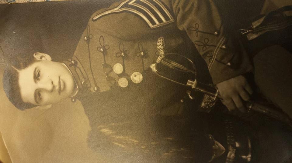 Al Andros in his St John's Military Academy uniform.