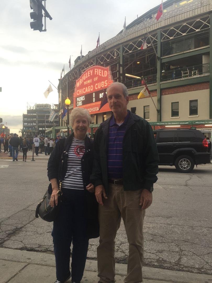 At Wrigley getting ready to see the Cubs