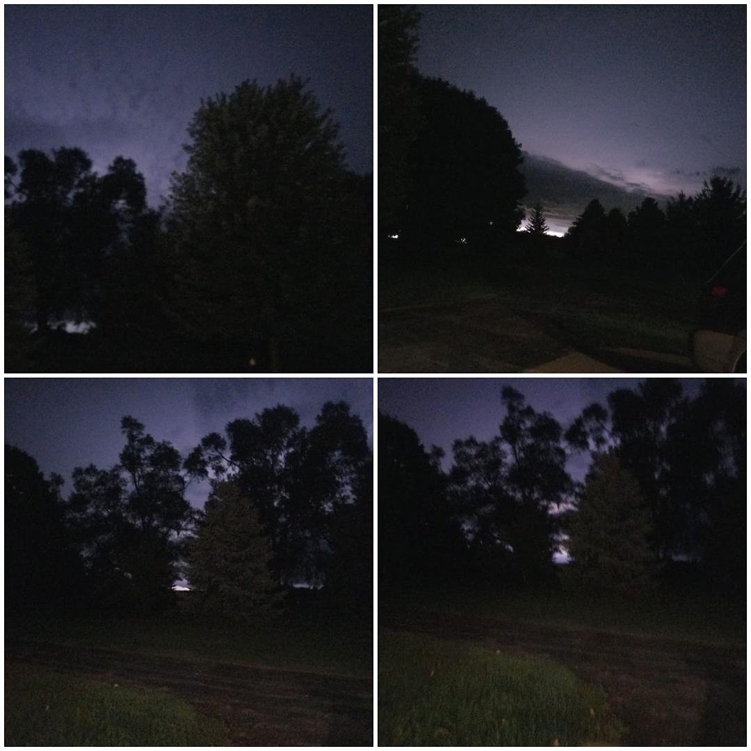 AWESOME pictures I just took of the lightning.  It took several times to catch, but Wow!