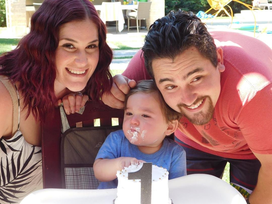 Ryker's First Birthday with Mom and Dad