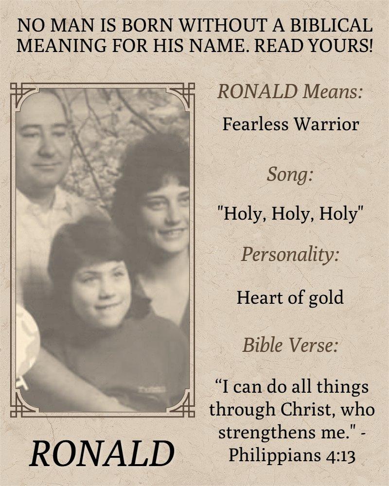 No Man Is Born Without A Biblical Meaning For His Name. Read Yours!