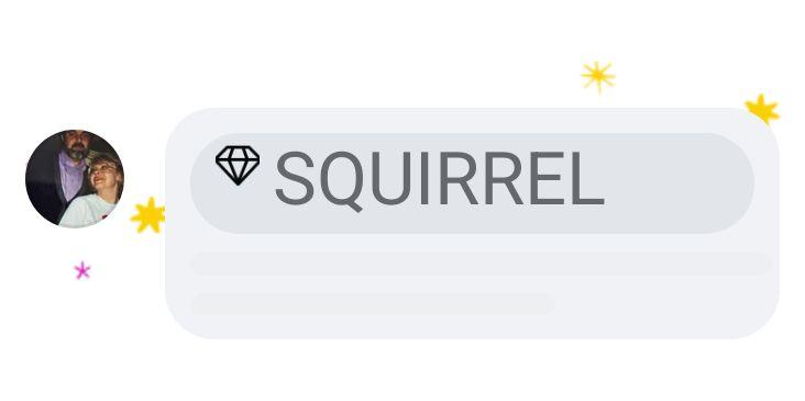 With Red Squirrel – I just earned their SQUIRREL SQUAD badge!🎉