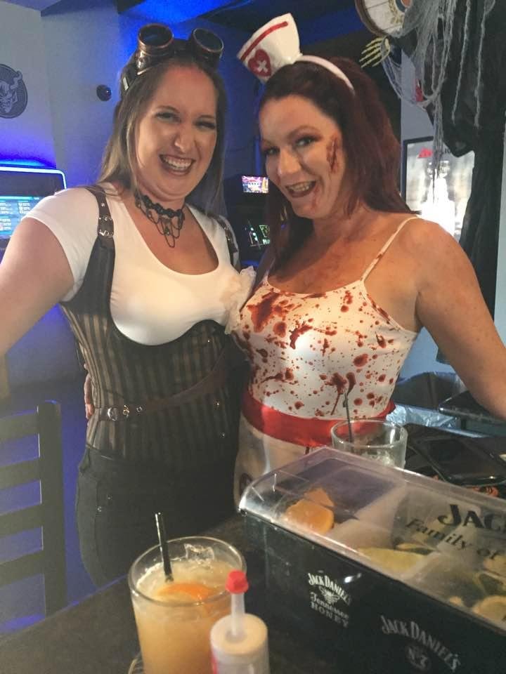 My two fantastic 395 employees getting ready to go have fun at a Halloween Party in San Diego 💕
