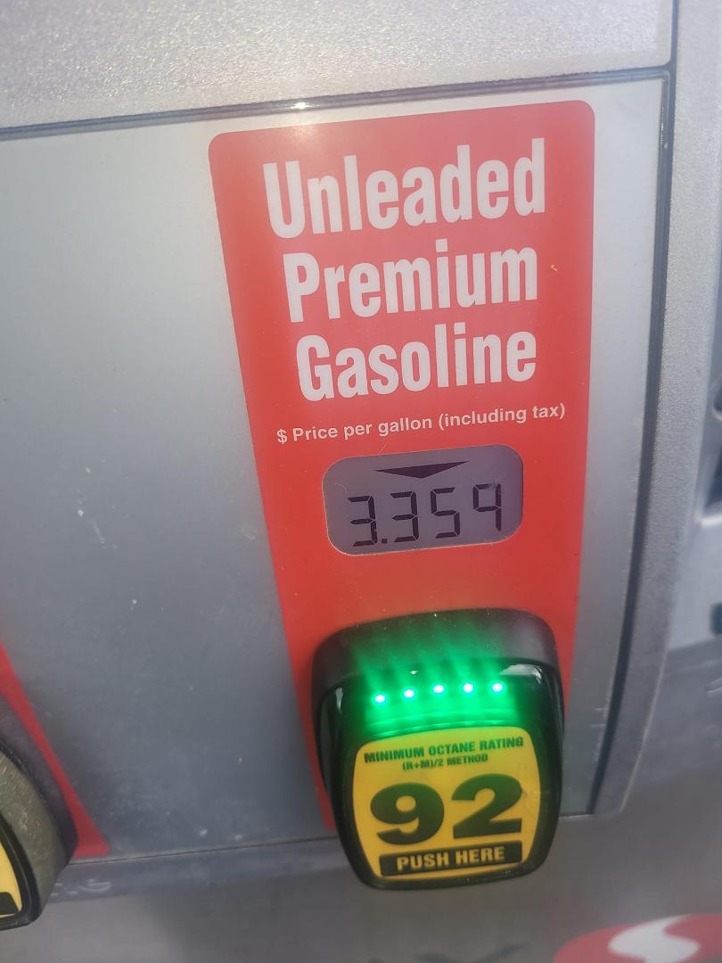 Retro gas price