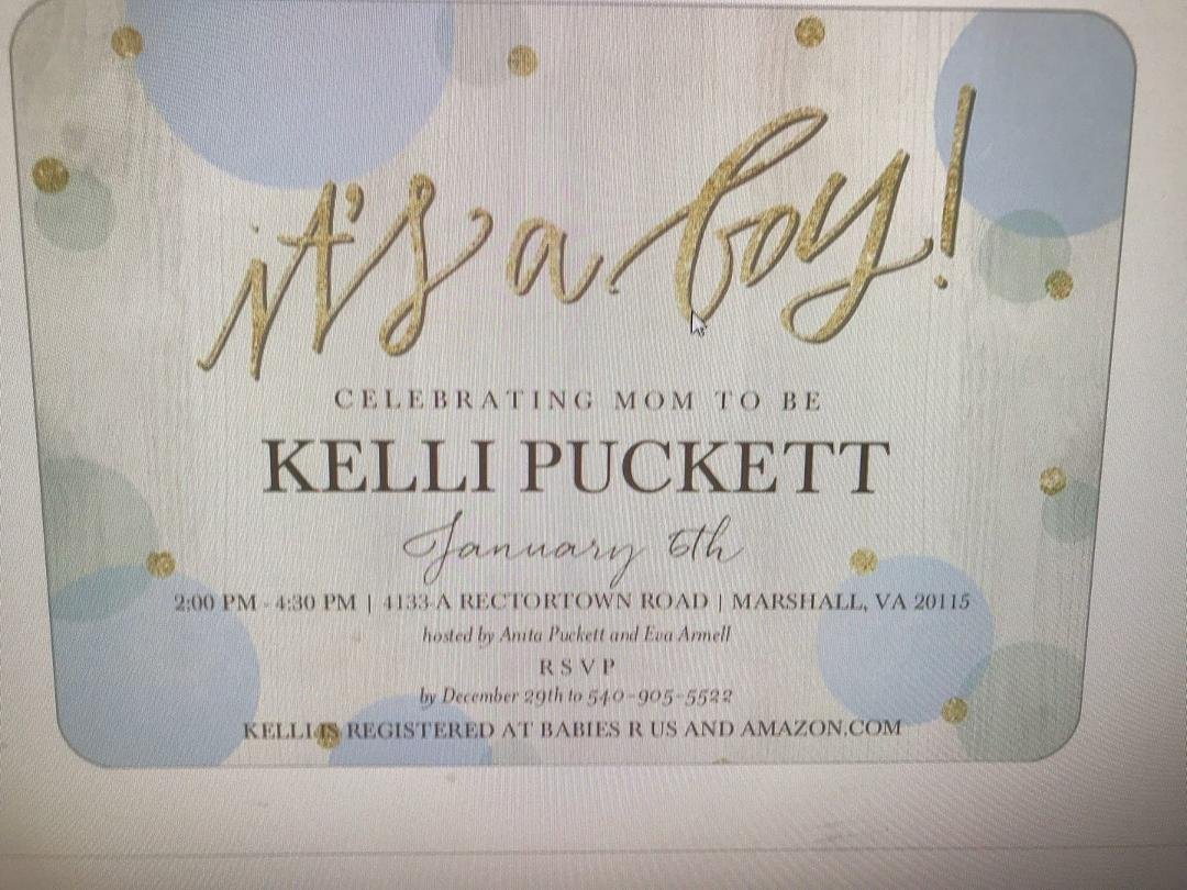 Invitations will be coming soon. This is a preview so excited for baby to be here.