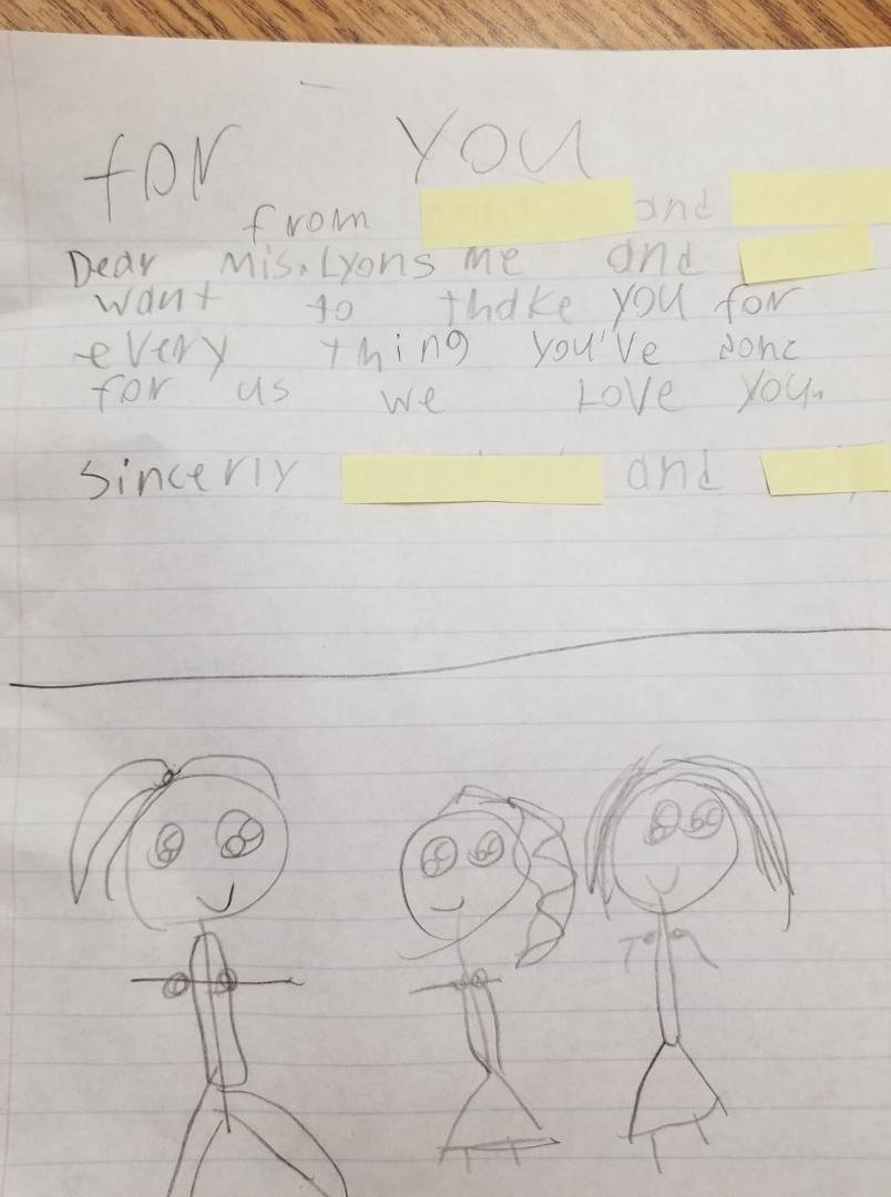Makes all the tough days worth it!! Love my 2nd graders!!
