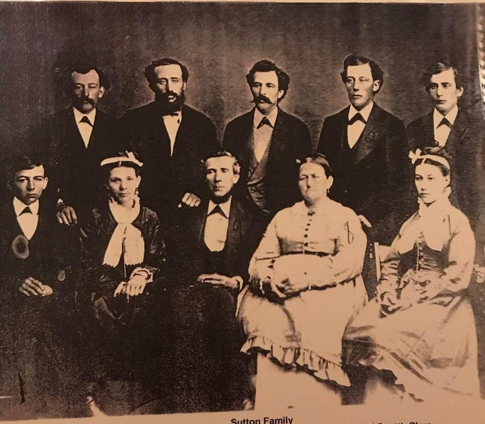 My three times great grandfather on my father’s side is seated in the middle of the first row. My two times great grandfather is the last gentleman on the right in the second row. He was my grand mother’s grandfather. ❤️fa