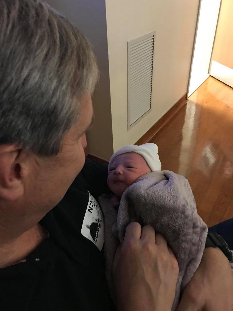 Proud to be known as “Pops” by my new grandson, Charles Aiden Askey. He is and will be a joyous addition to the family.