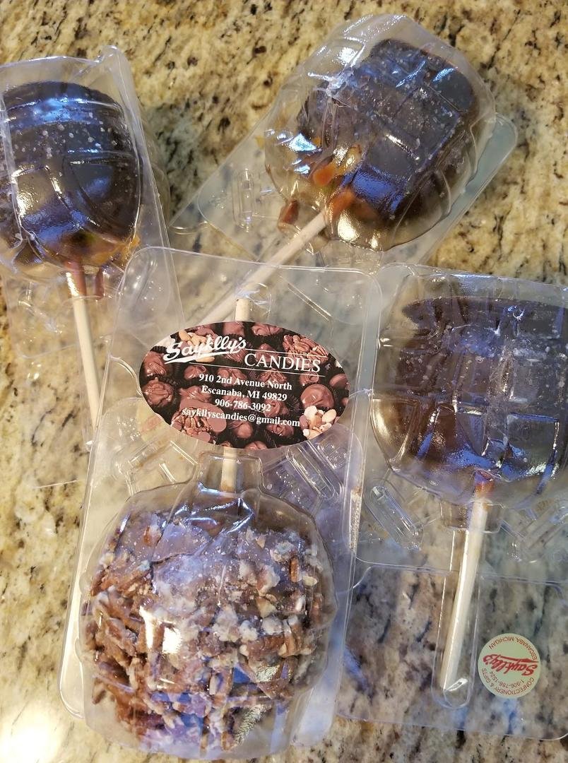 Thank you Margaret Linsenbigler!!  These Michigan apples are delicious but I think you are trying to kill me with the chocolate and caramel!!  Love you!!