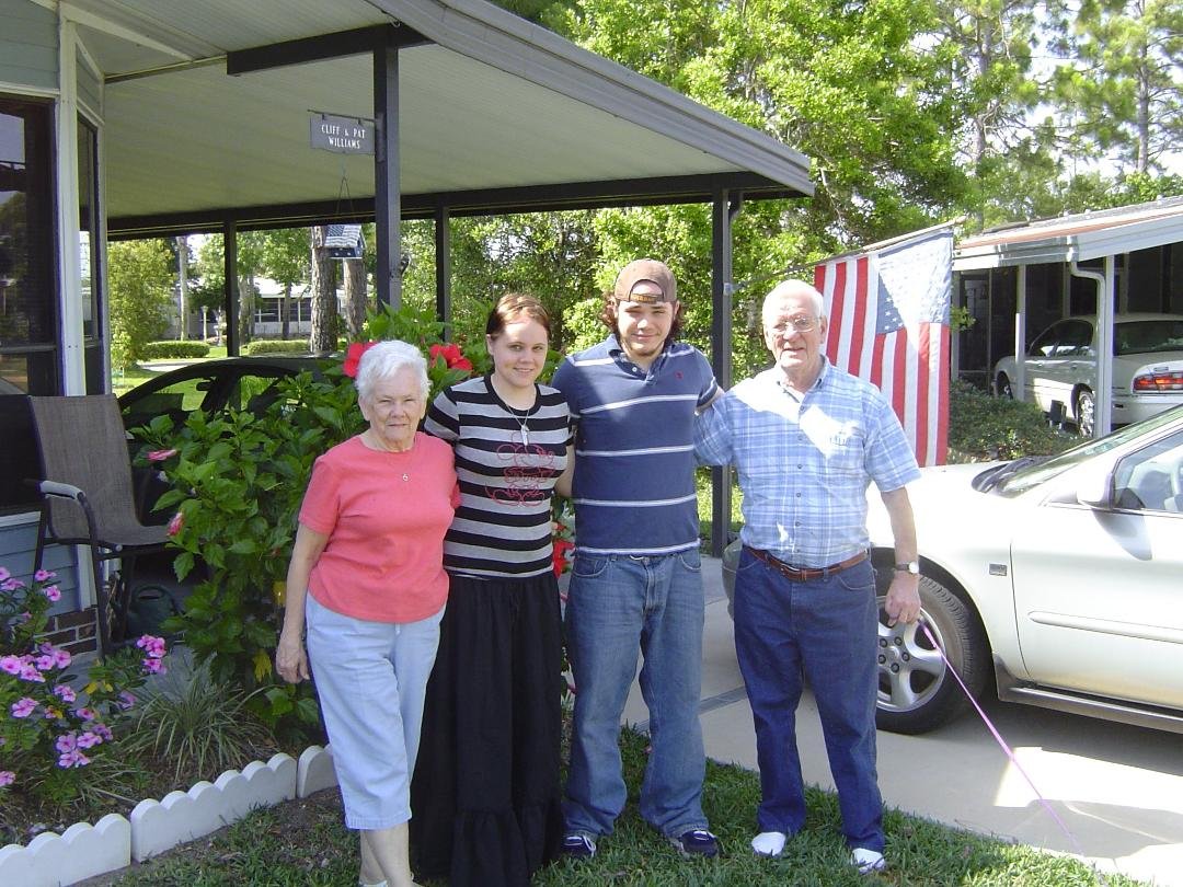 Nana, Cirstie, Cliff & Grampa